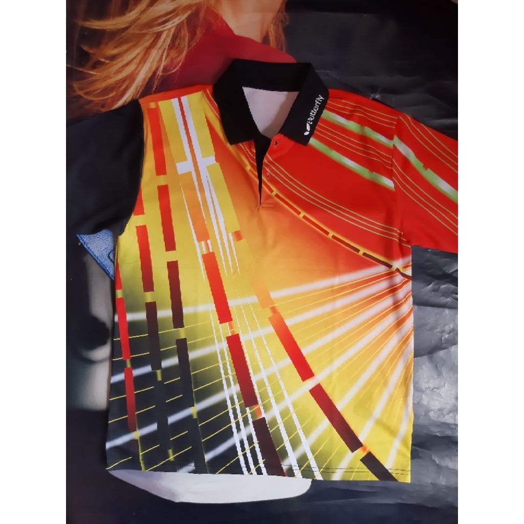 JERSEY TENNIS MEJA/JERSEY PINGPONG BUTTERFLY ORIGINAL SIZE L