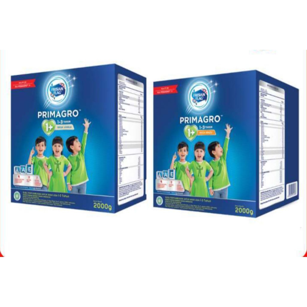 susu PRIMAGRO 1+ vanilla/madu 2000gr