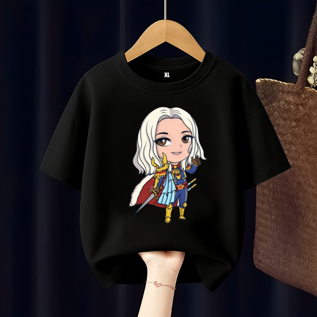 Baju kaos anak hero ML lancelot free custom name