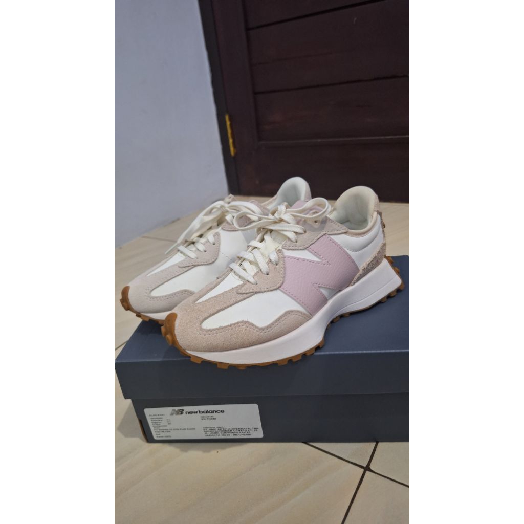 preloved sepatu NB 327 ORI new balance 327 stone pink best seller