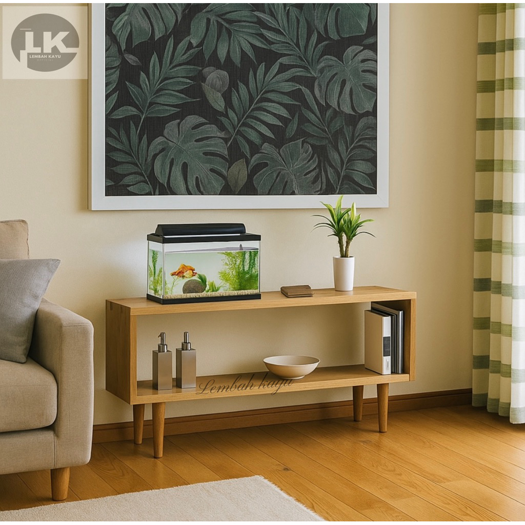 Meja minimalis meja tv meja aquarium minimalis