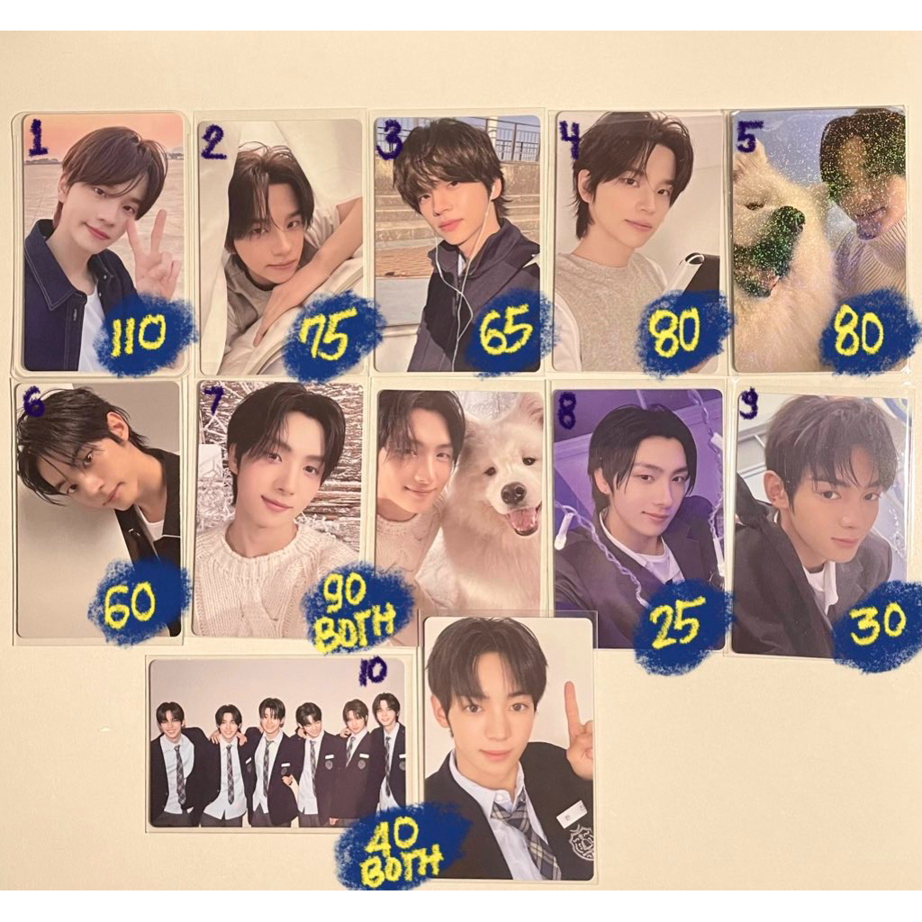 [BACA DESKRIPSI] Repriced TWS Hybe Pledis Official Photocards Shinyu Dohoon Youngjae Jihoon Last Bel