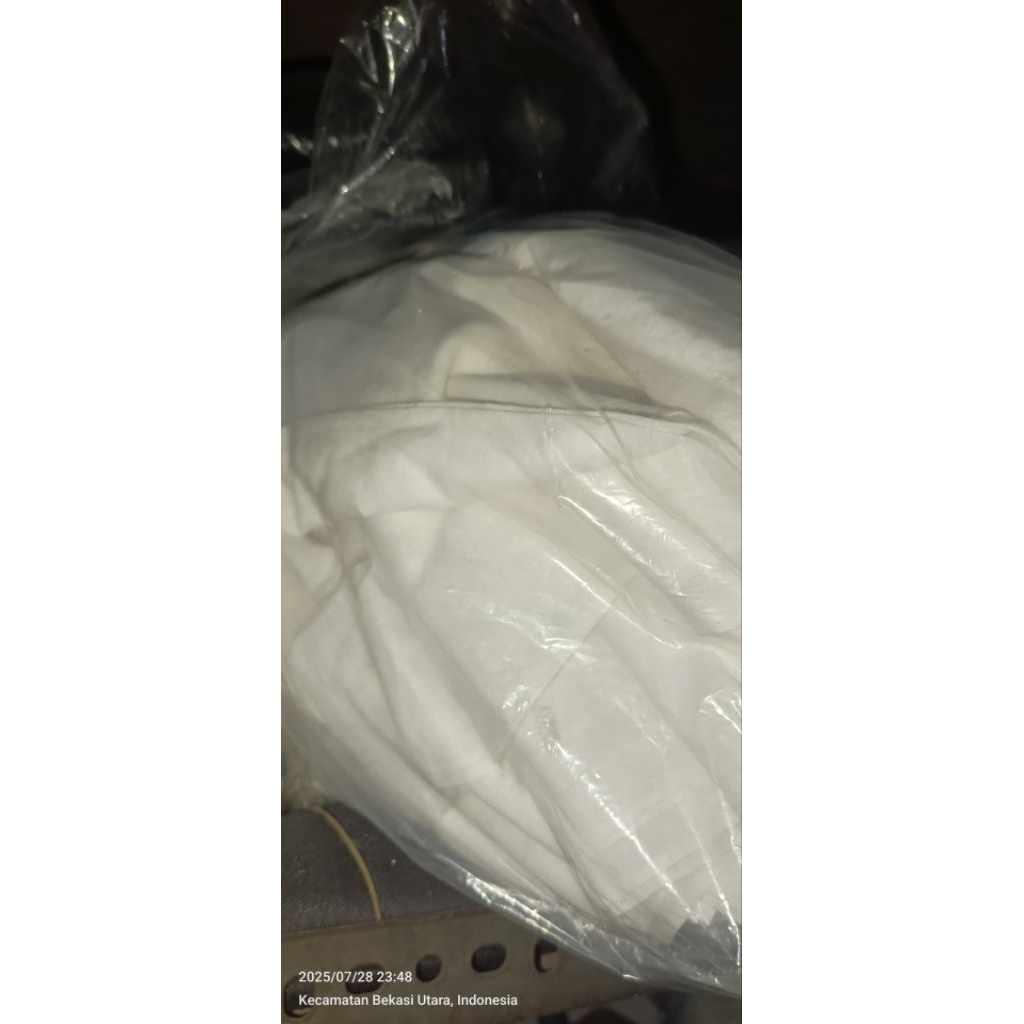 Kain Putih Kain mori kain Batik Kain Kafan cap Mawar dan Biasa Per meter