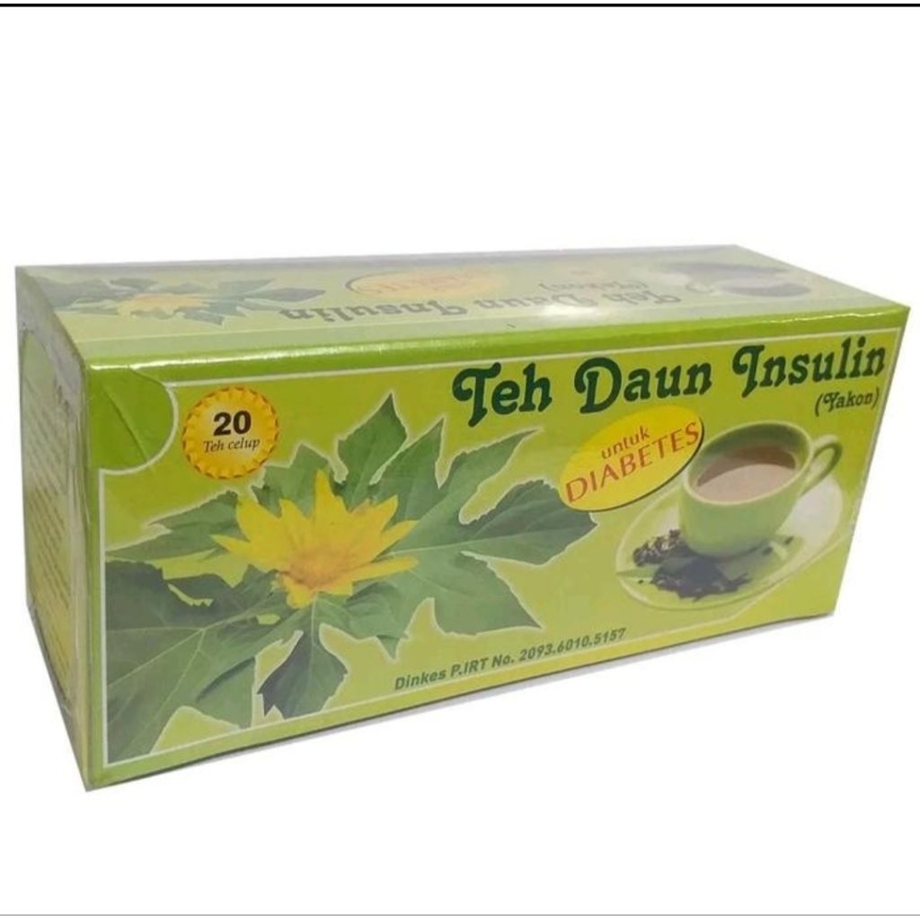 TEH CELUP DAUN INSULIN YAKON - teh insulin - insulin - daun insulin - teh daun insulin - teh herbal