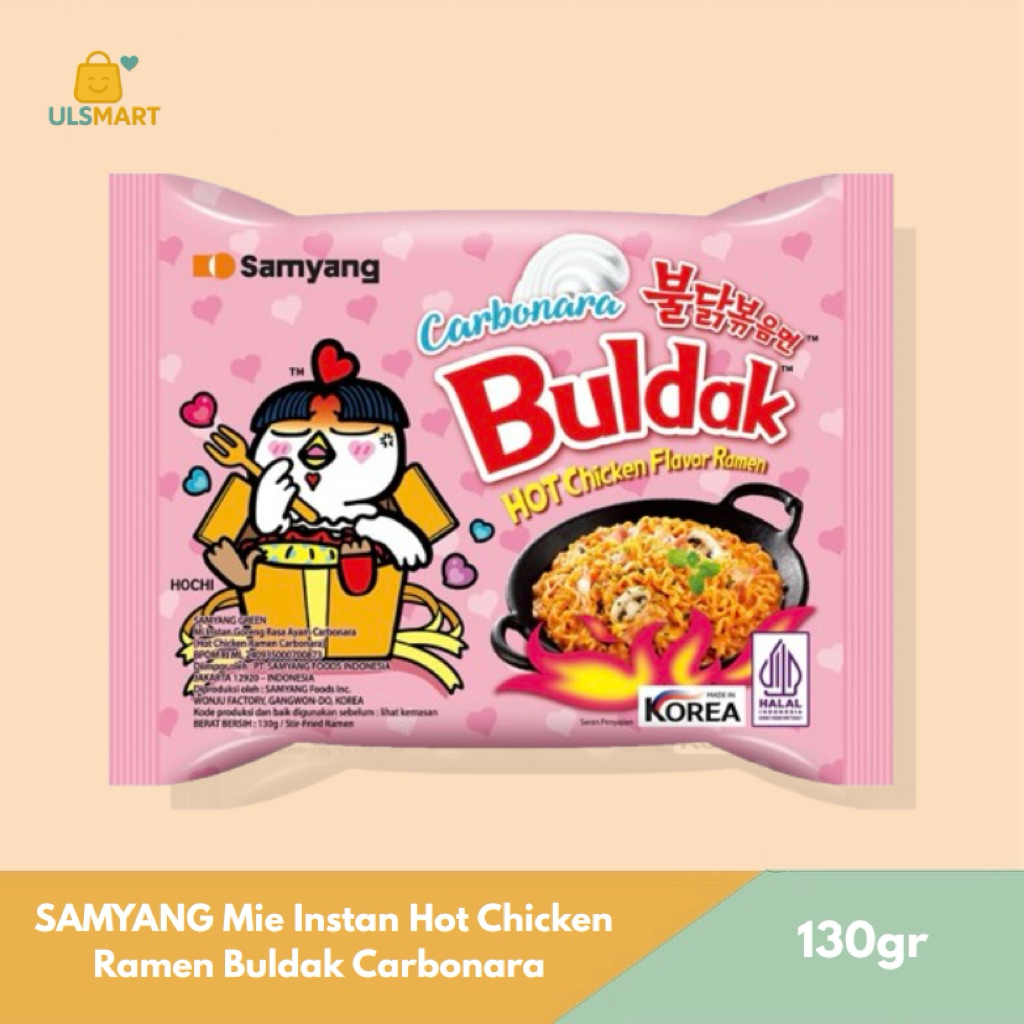 

SAMYANG Mie Instan Hot Chicken Ramen Buldak Carbonara 130 g