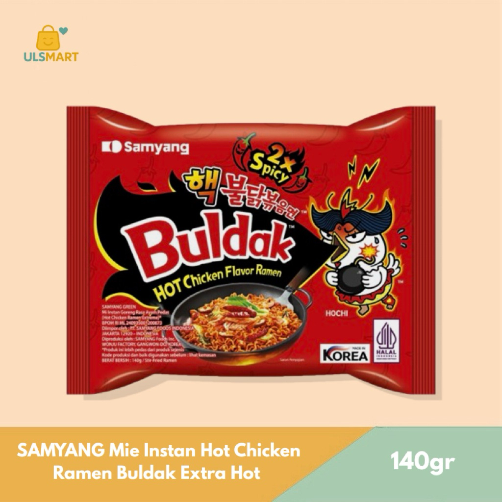 

SAMYANG Mie Instan Hot Chicken Ramen Buldak Extra Hot 140 g