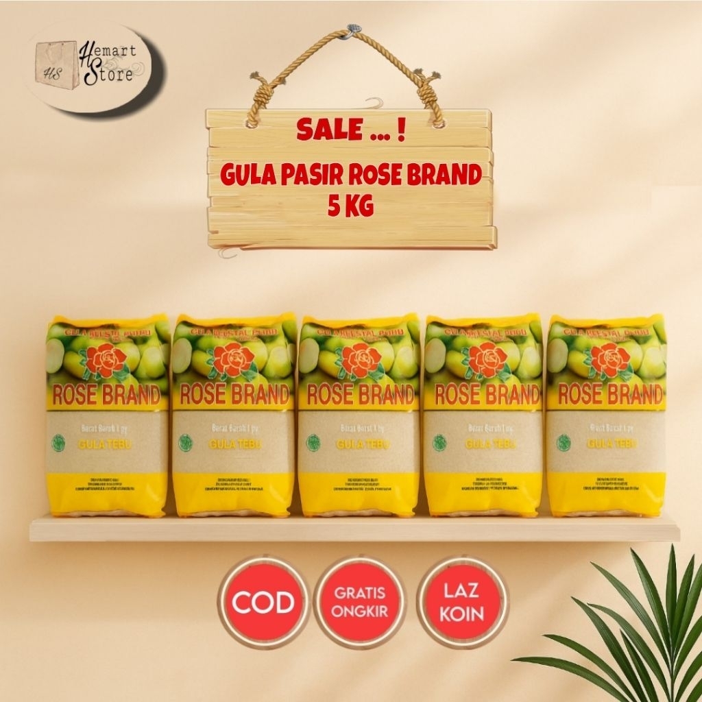 

Gula Pasir Rose Brand 5 Kg Termurah Paket Gula Pasir Rose Brand 5 Kg
