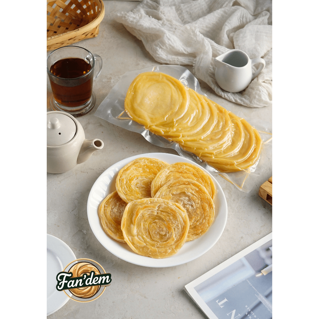 

Roti Maryam / Roti Canai / Roti Cane Frozen Rasa Original Isi 10 Pcs