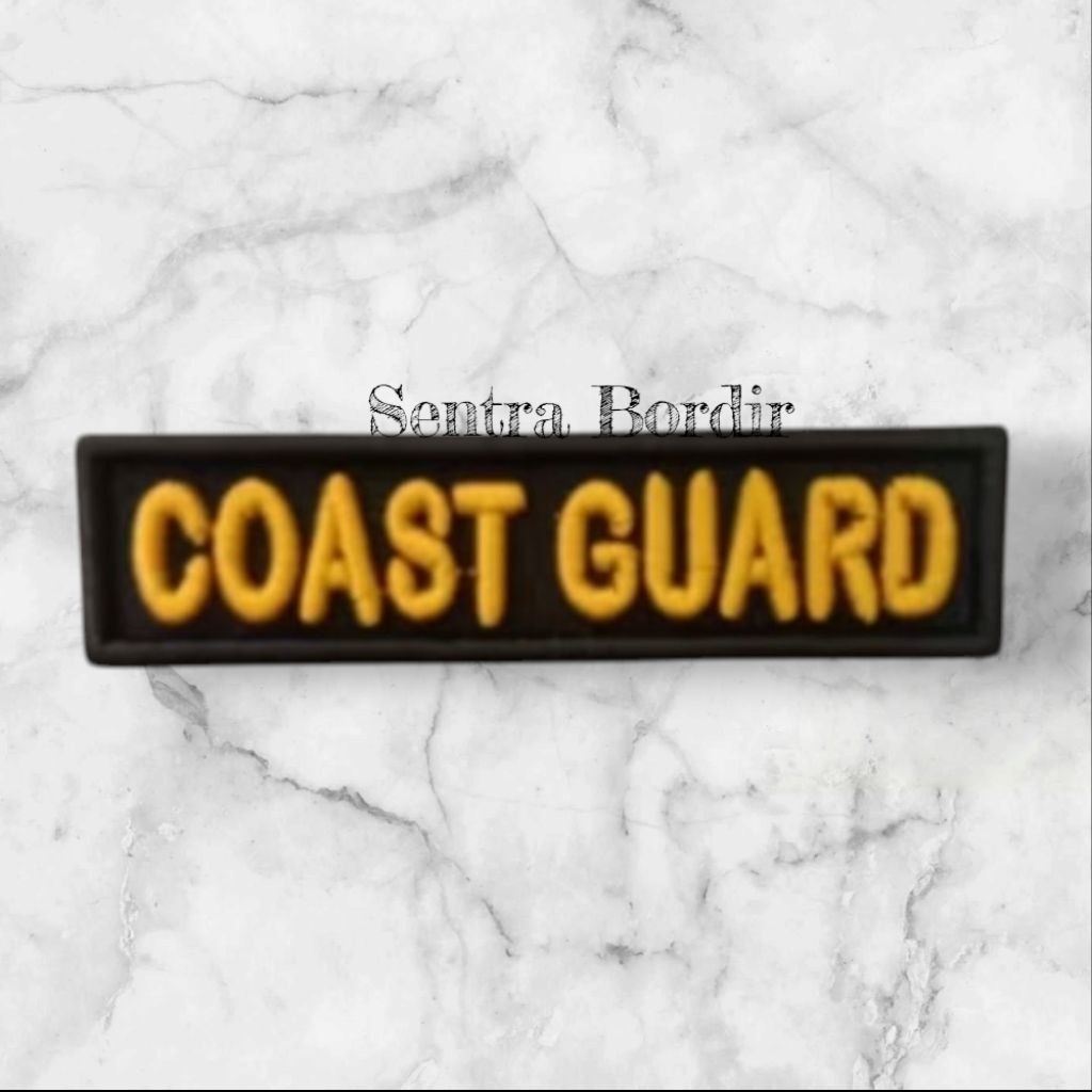LABEL COAST GUARD BORDIR TIMBUL MURAH