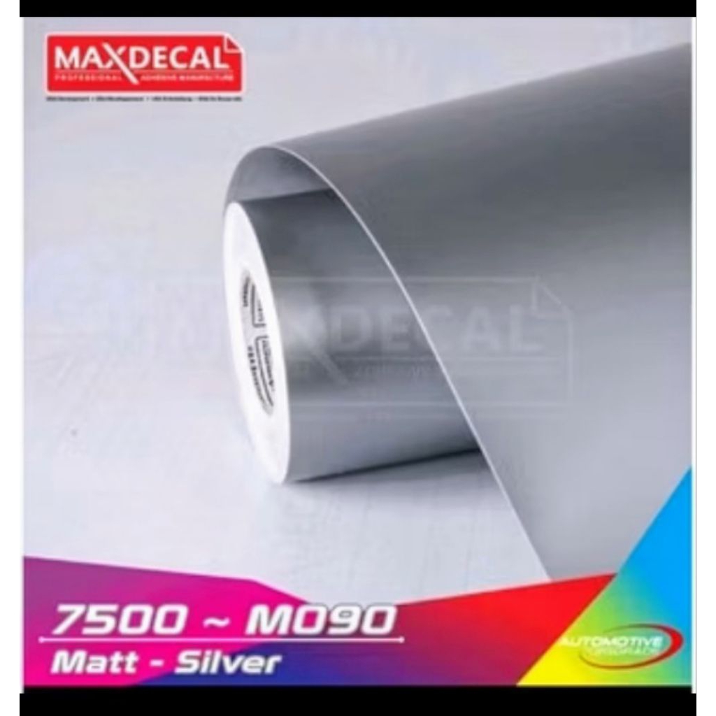 Skotlet stiker motor Silver doff Maxdecal