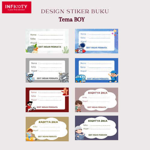 

{20 PCS} Sticker Buku Mapel Estetik / Stiker label nama buku Estetik / Stiker label custom Nama Estetik