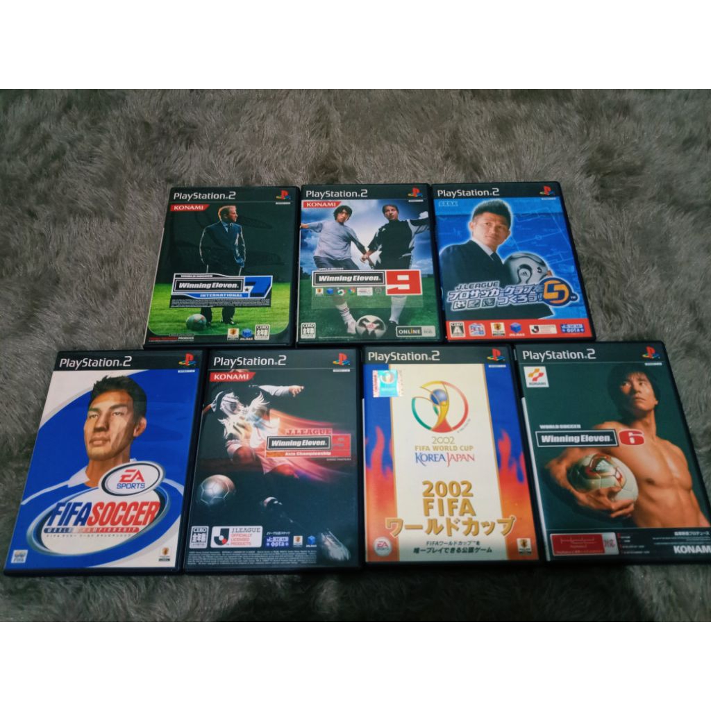 Game PS2 Original Japan Winning Eleven, FIFA, & Soccer Championship
