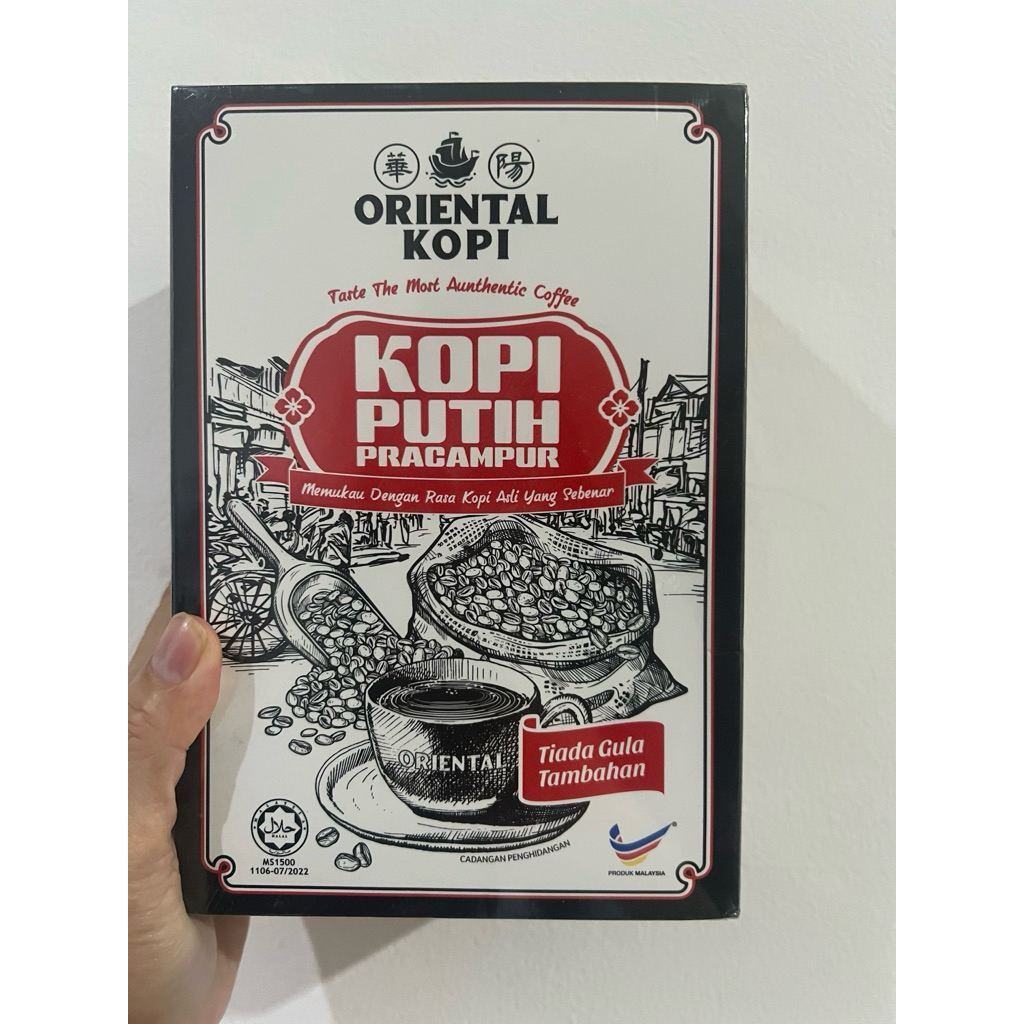 

Oriental Kopi Putih White Coffee No Sugar Original Malaysia