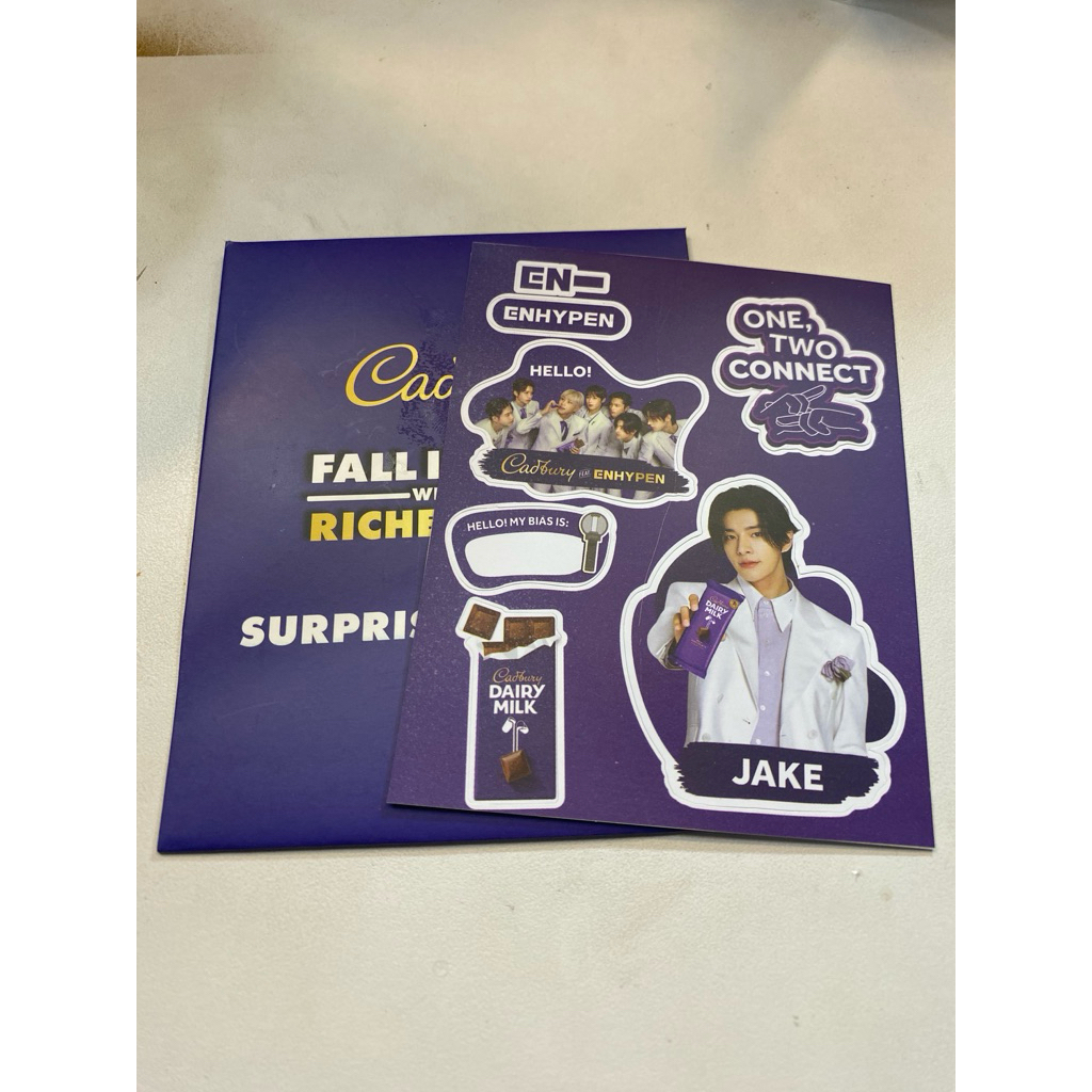 

Sticker Jake ENHYPEN X CADBURY
