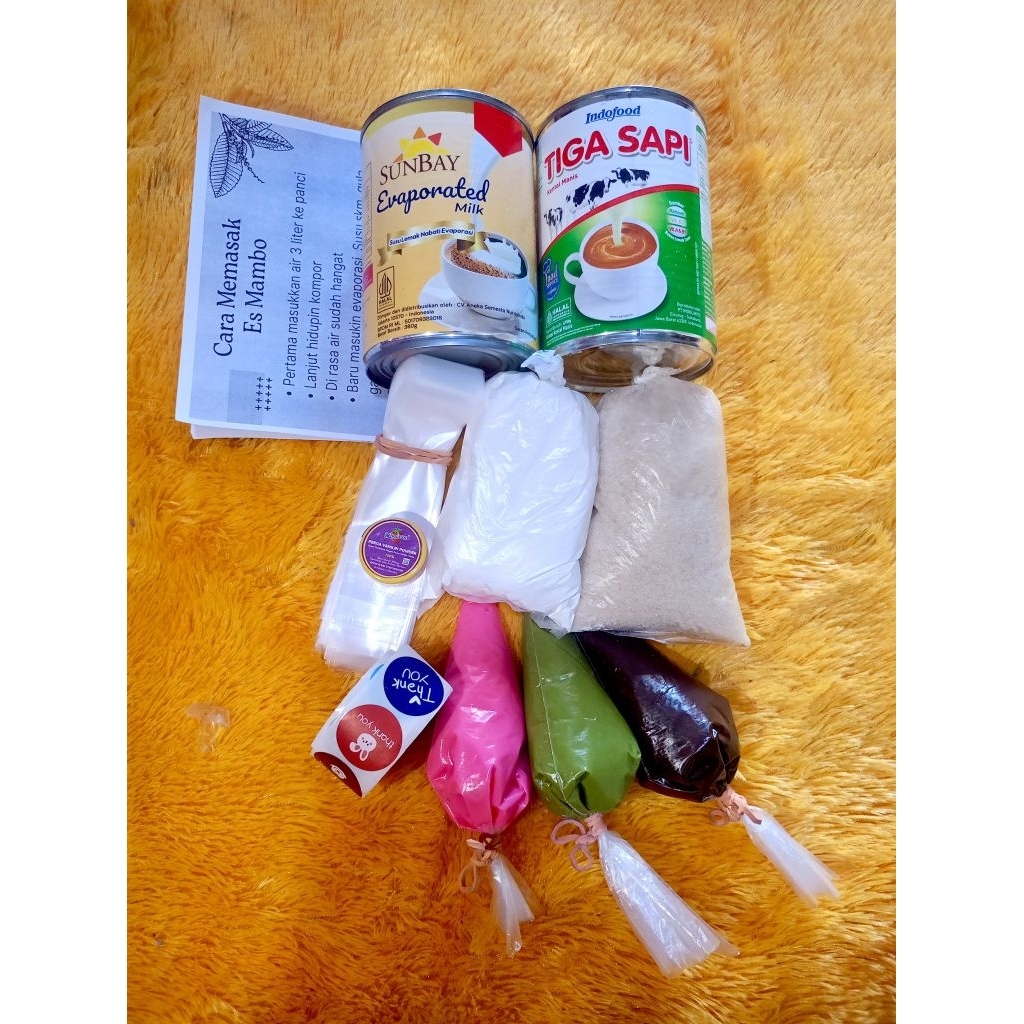 

satu paket es mambo bagi pemula