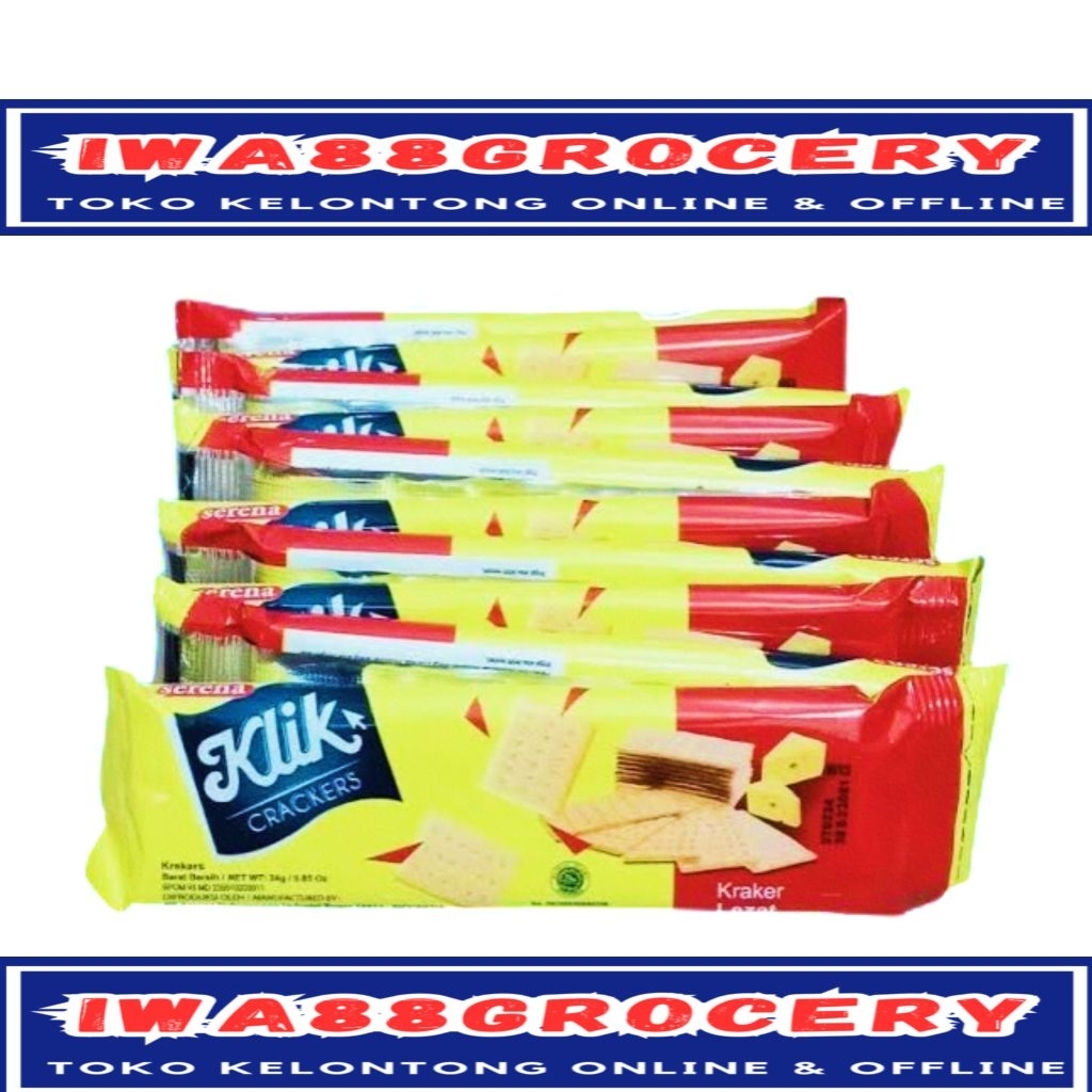 

serena klik crackers biskuit 10sachet