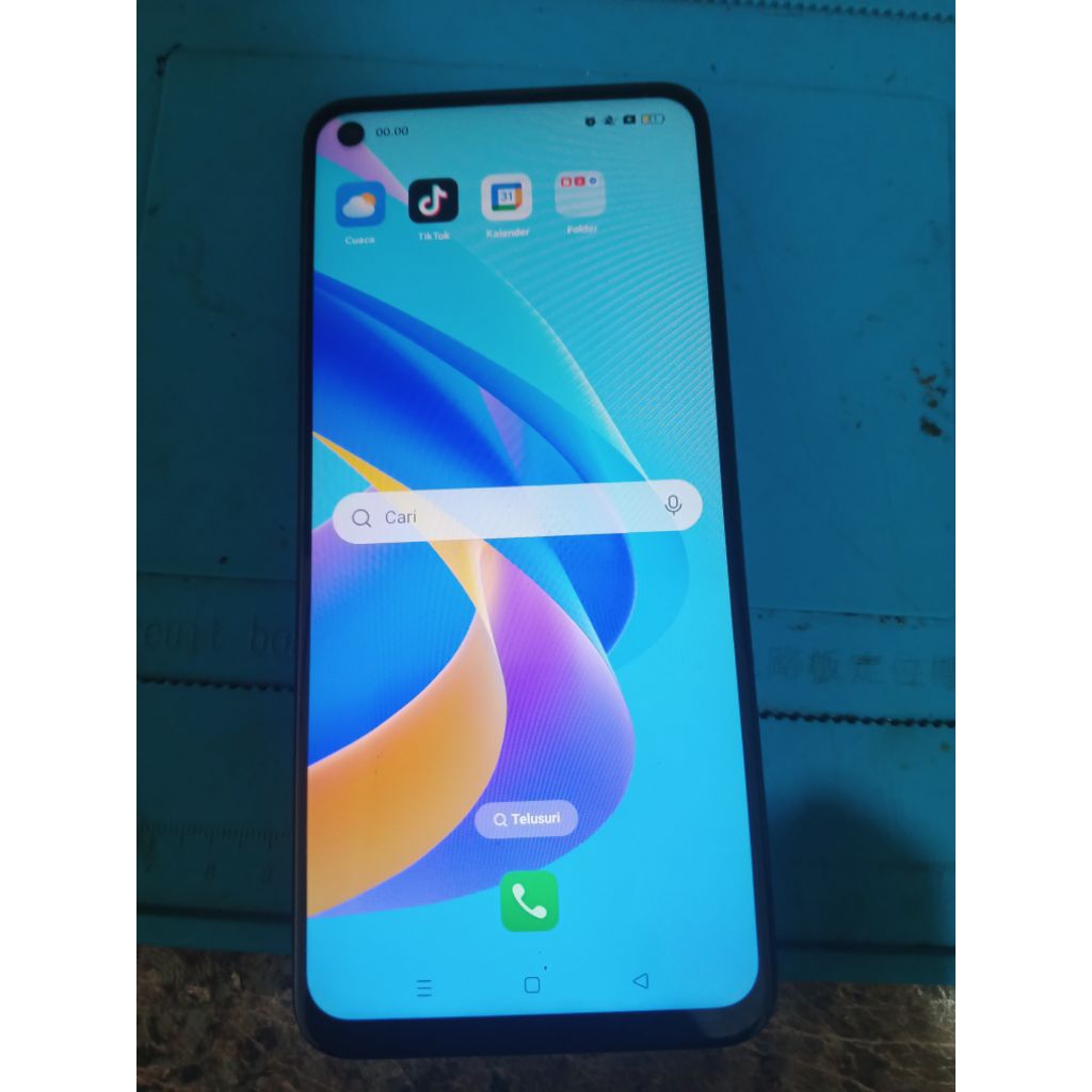 lcd Oppo A76/A36 asli original copotan normal