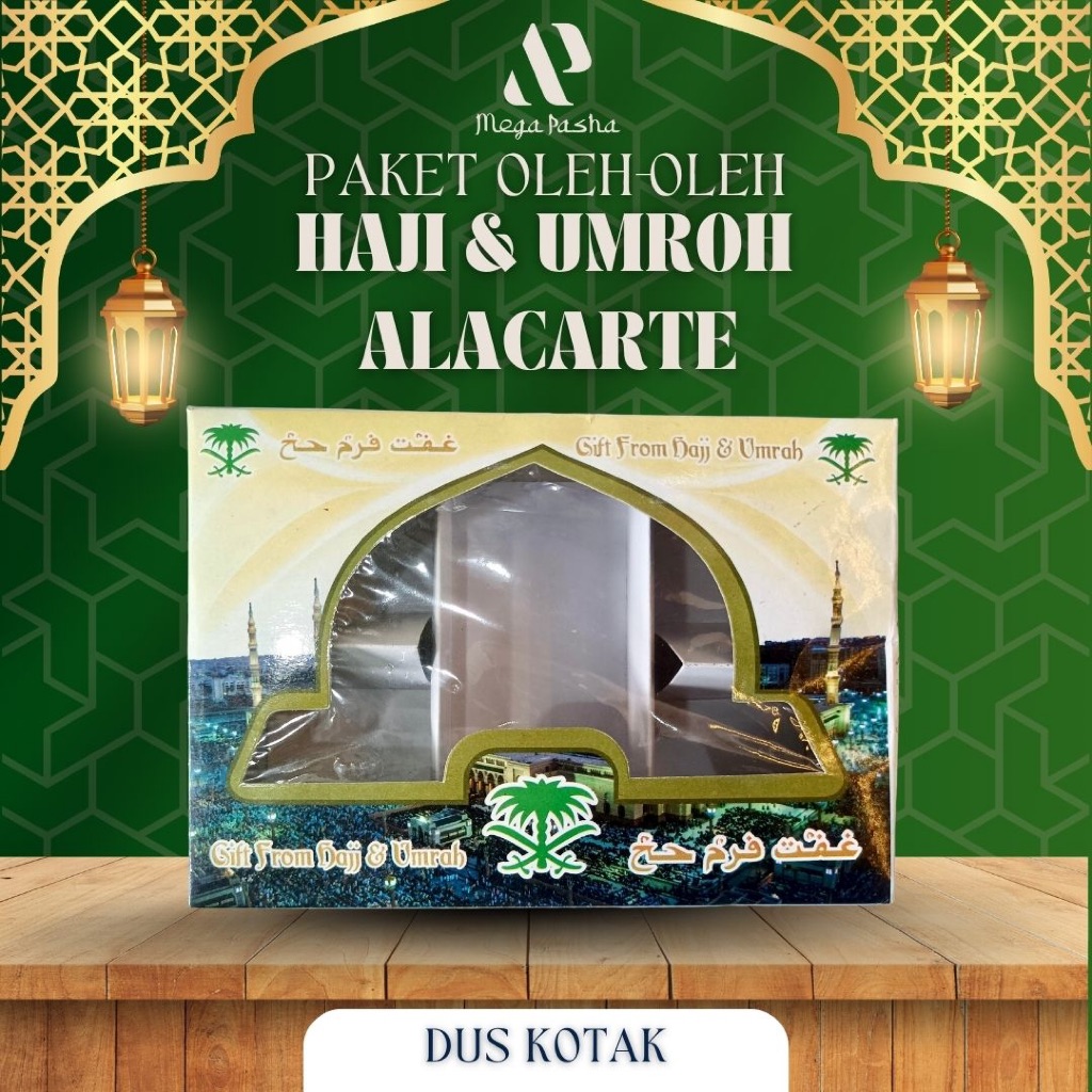 

Dus Kotak oleh-oleh Haji & Umroh | Alacarte Series - Megapasha Store