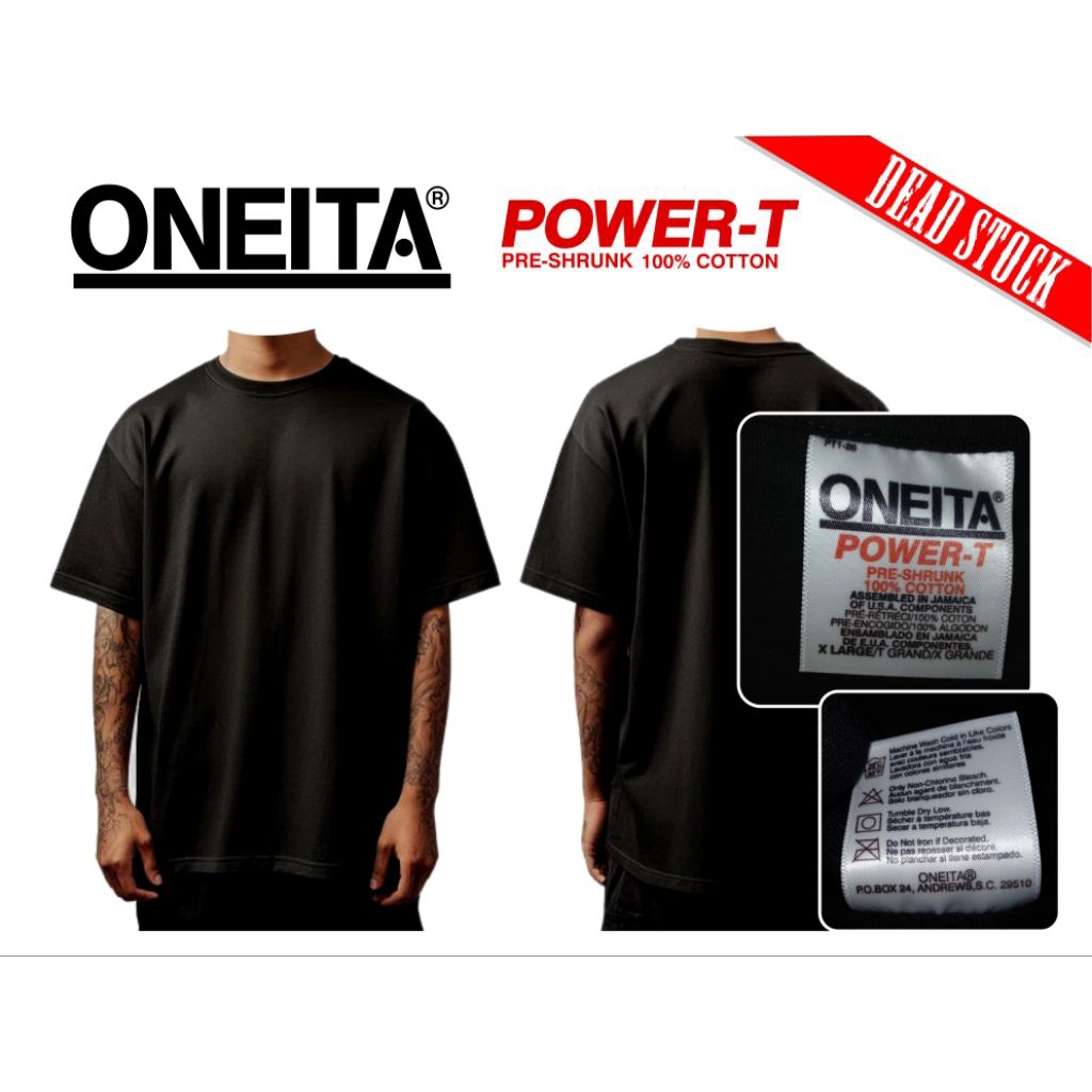 ONEITA POWER-T | VINTAGE KAOS POLOS IMPORT
