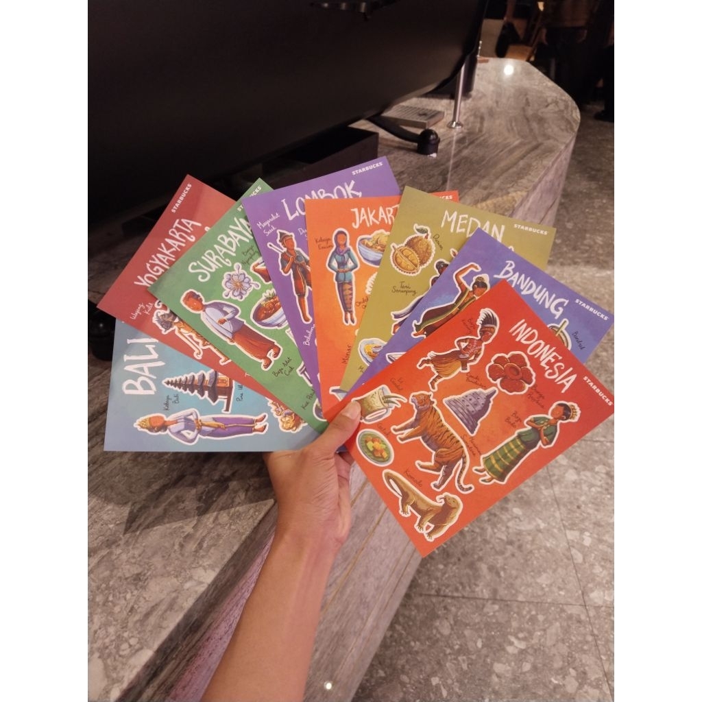 

1 Set Starbucks Sticker City Collection Purana Generasi 2.0 Lengkap Isi 8 Stiker