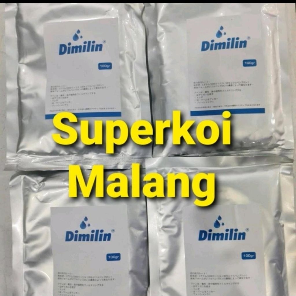 Dimilin Obat Kutu Ikan Koi Import 100 Gram Dimilin Obat Kutu Import