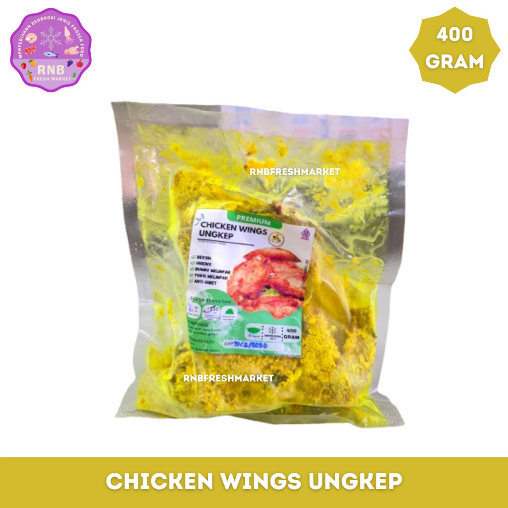 

Premium Chicken Wings Ungkep Netto 400 Gram