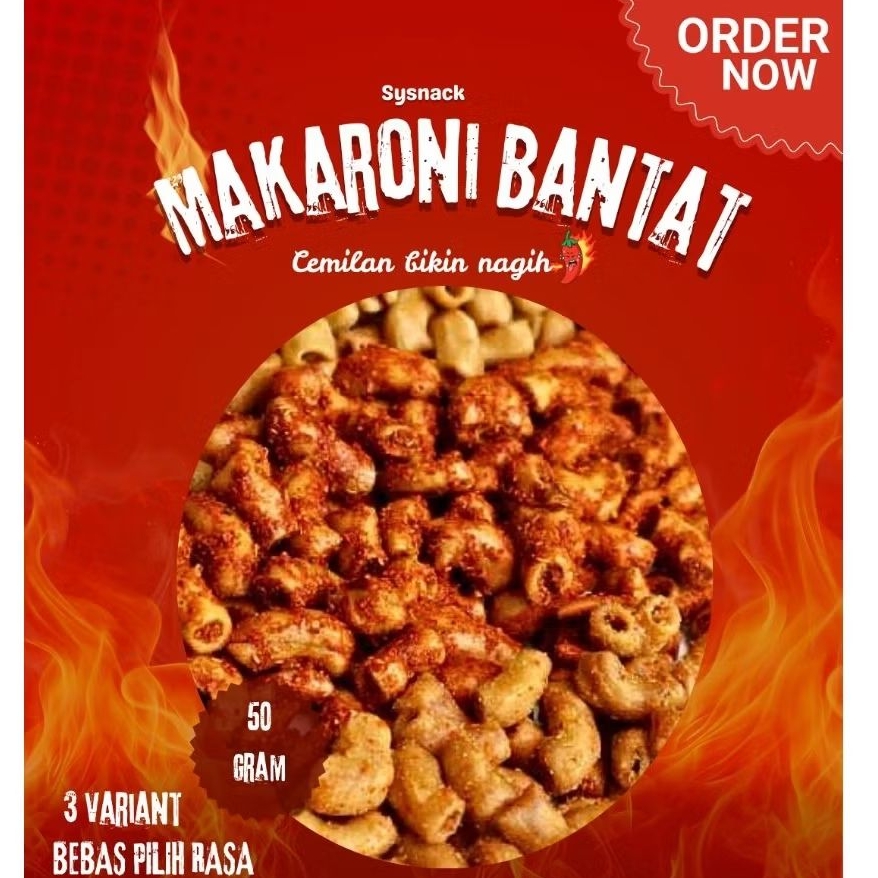 

[ BISA COD ] Makaroni Bantet Bulat Pedas Best Seller TERMURAH makaroni Pedas