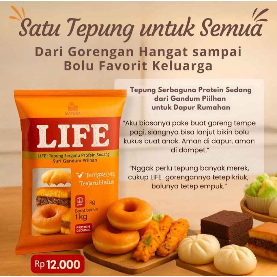 

TERIGU LIFE PROTEIN SEDANG MAYORA