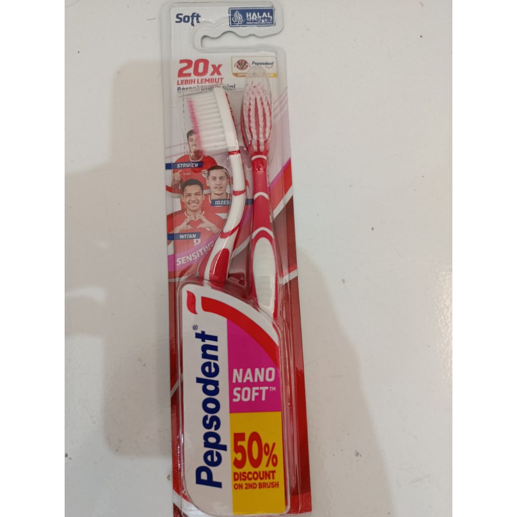 Sikat gigi Pepsodent Nano soft /Sikat gigi Pepsodent