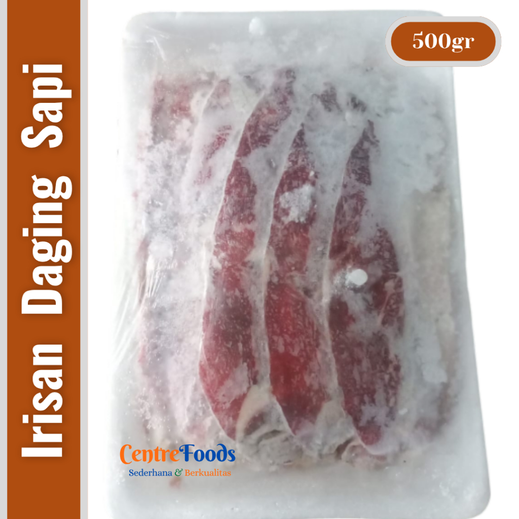 

Irisan Daging Sapi Segar - Daging Sapi Iris Tipis Sliced Beef Fresh | 500gr [ Harga Per BKS ]