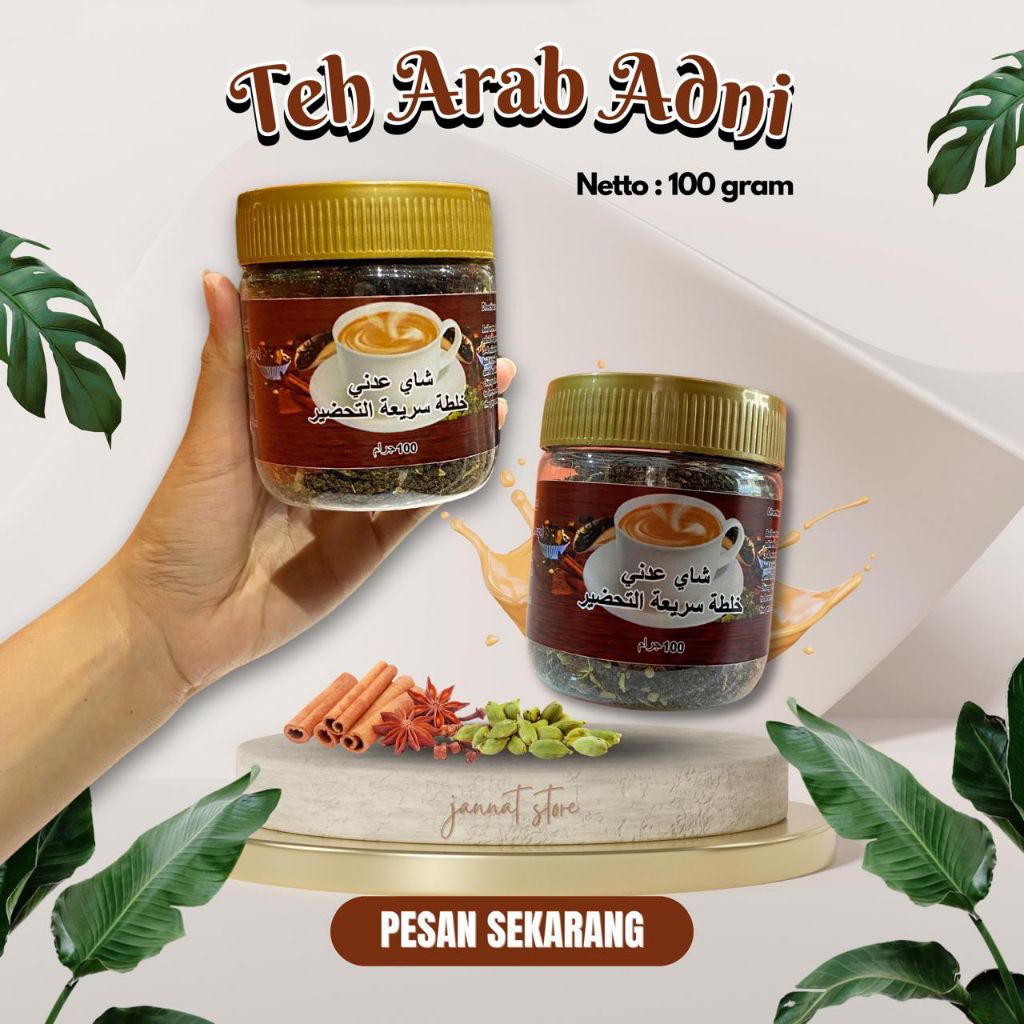 

ADNI TEA 100 GRAM/TEH ARAB/TEH REMPAH ORIGINAL 100 GRAM