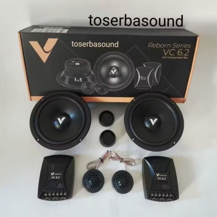 Speaker split 2way 6,5 inch Veruso VC 6.2 by Vox Research audio mobil