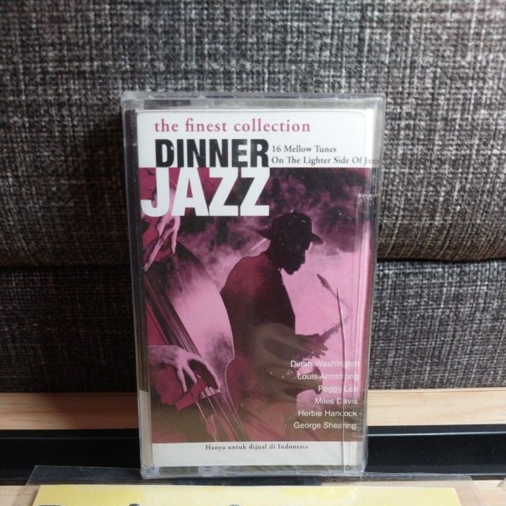Kaset Pita Jazz Dinner "Wes Montgomery" "Mel Torme" "Miles Davis" "Dinah Washington" "Art Pepper" "H