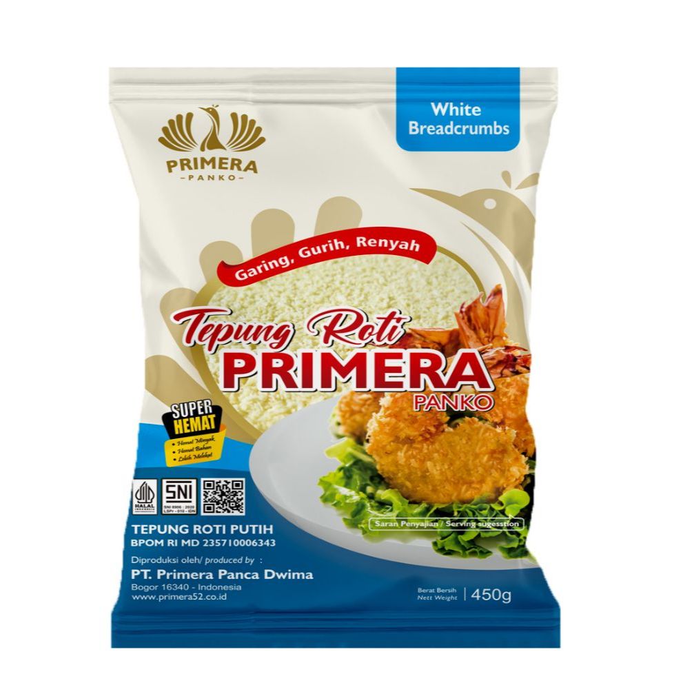 

PRIMERA PANKO Tepung Roti Econo Putih 450g