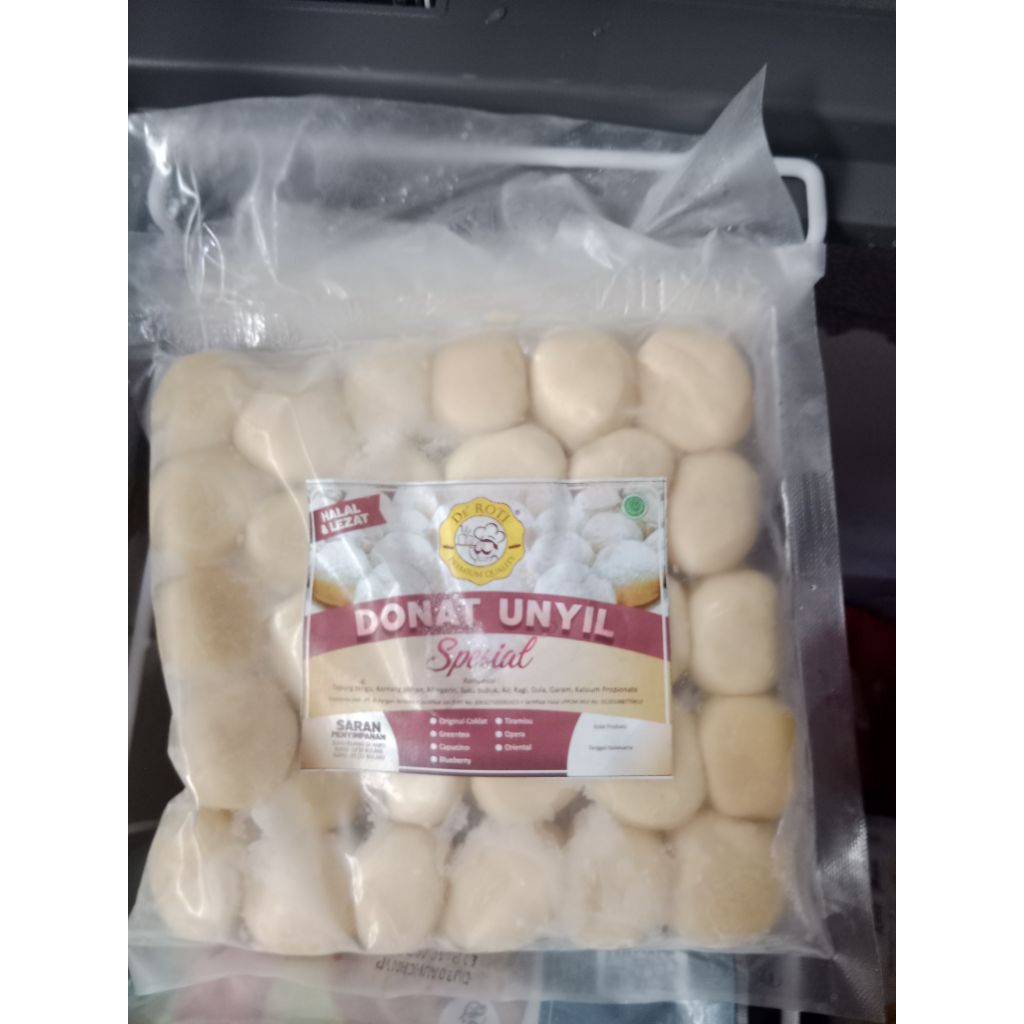 

de roti donut unyil ori coklat isi 30pcs