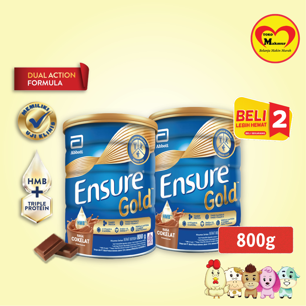 

Ensure Gold Vanila - Coklat 800gr / Toko Makmur Live