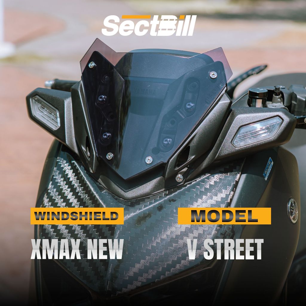 Windshield Ceper Mini Sport screen XMAX GEN 2 NEW V STREET SECTBILL