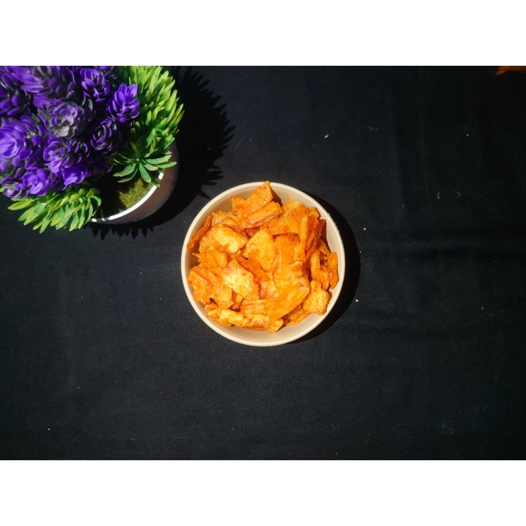 

Keripik singkong asam manis pedas | Kumbang laut snacks