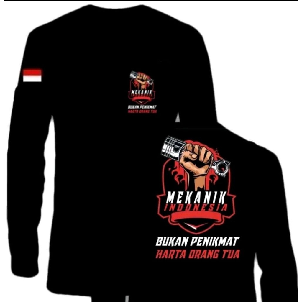 Kaos T shirt Mekanik Indonesia