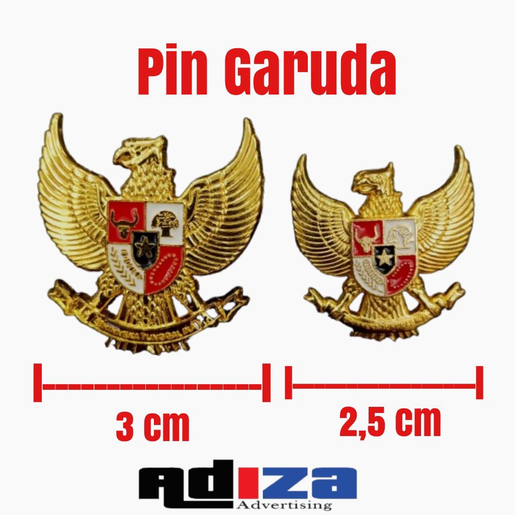 PIN Garuda premium 3D premium