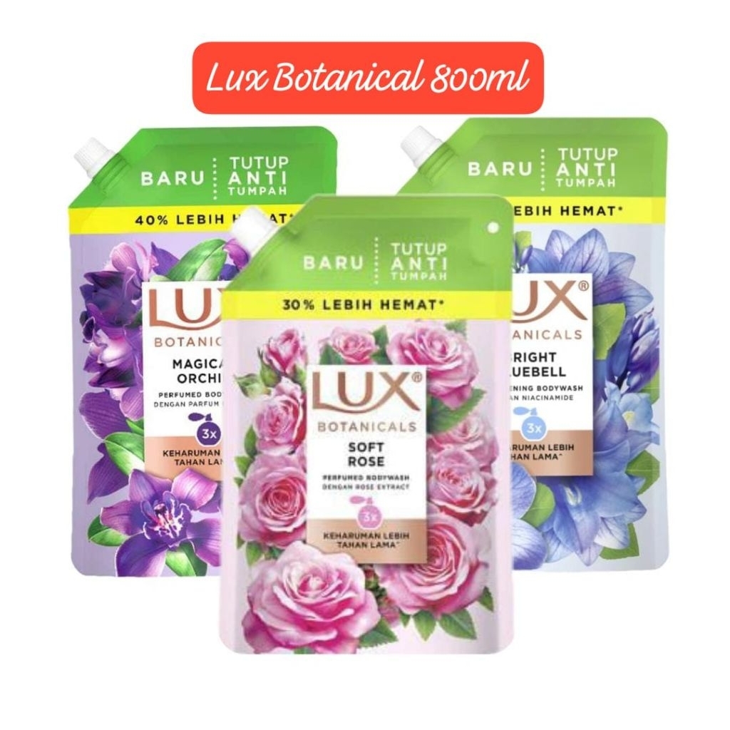 Sabun Cair Lux Botanical 800ml / All Varian