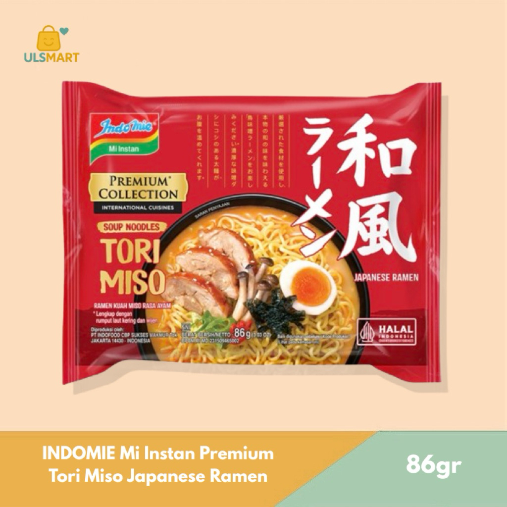 

INDOMIE Mi Instan Premium Tori Miso Japanese Ramen
