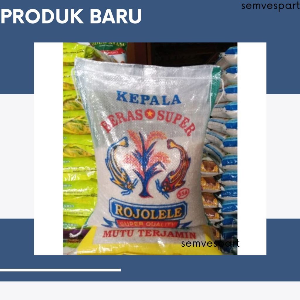 

INSTAN Beras Rojolele 5 Liter PULEN JABODETABEK PREMIUM