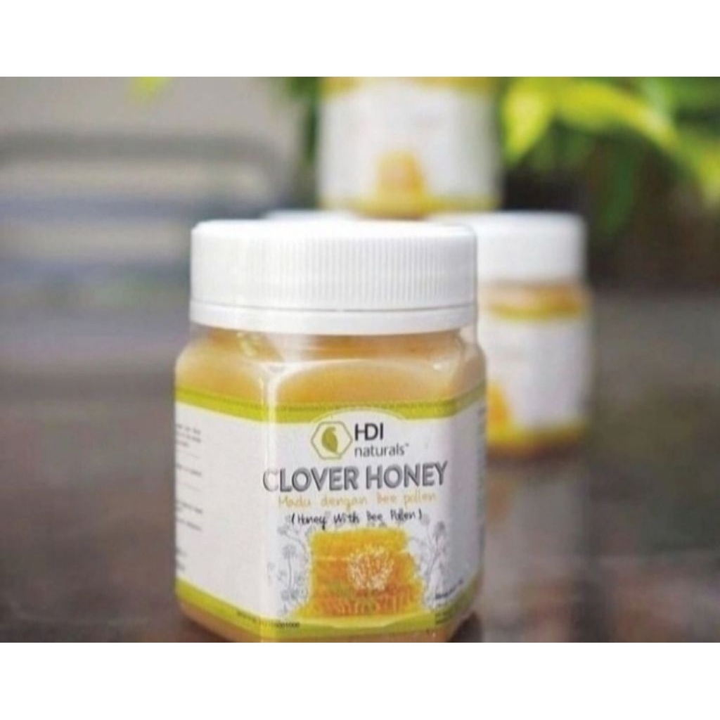

madu clover honey 250gr ori 2028 free sendok kayu