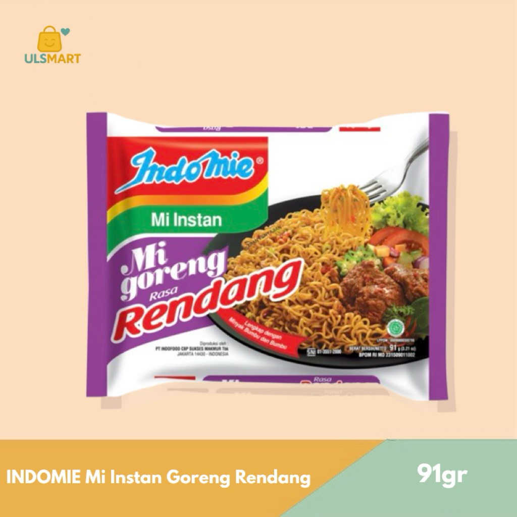 

INDOMIE Mi Instan Goreng Rendang