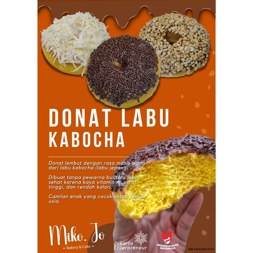 

Donat Labu Kuning Premium – Lembut, Empuk, dan Sehat