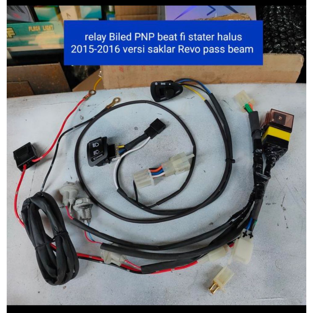 relay biled beat fi stater halus 2015-2016 PNP saklar Revo pass beam