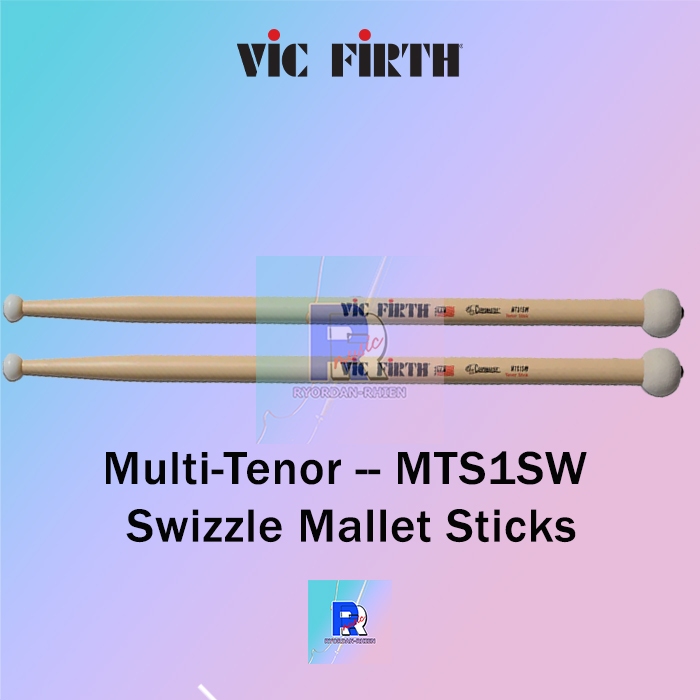 VIC FIRTH - Multi Tenor  Mallet Stick -- MTS1SW Swizzle