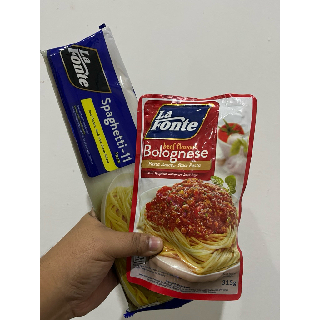 

B1G1 Spagetti La Fonte -11 450gr 2PCS | atau Paket Bundling Spagetti + saus Bolognese 315gr