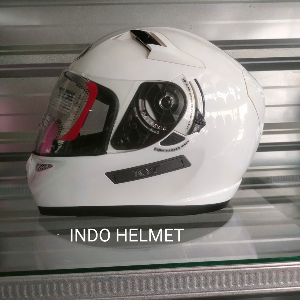 HELM KYT K2 RIDER WHITE ORIGINAL KYT K2 RIDER